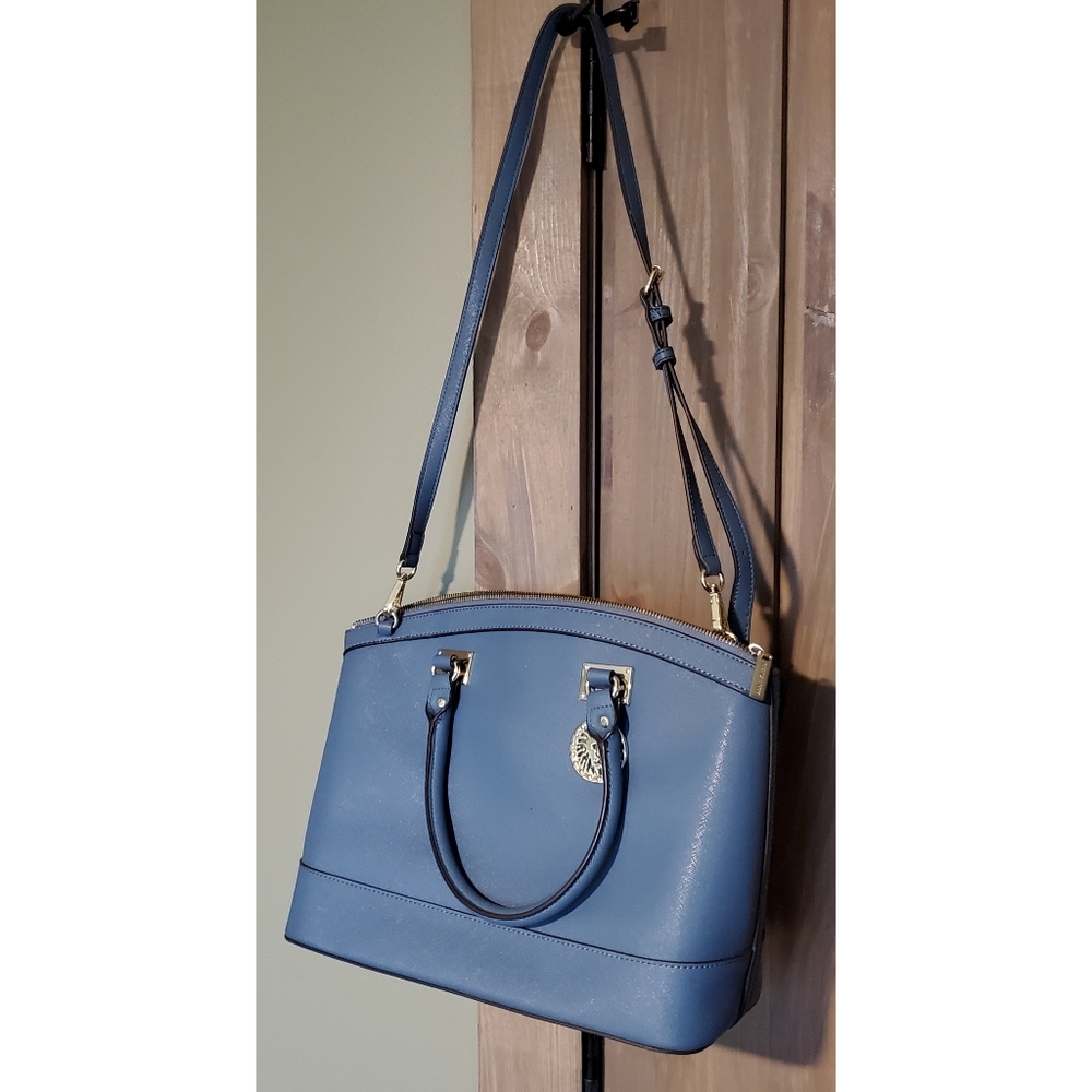 Anne Klein Dusty Blue Medium Tote Handbag